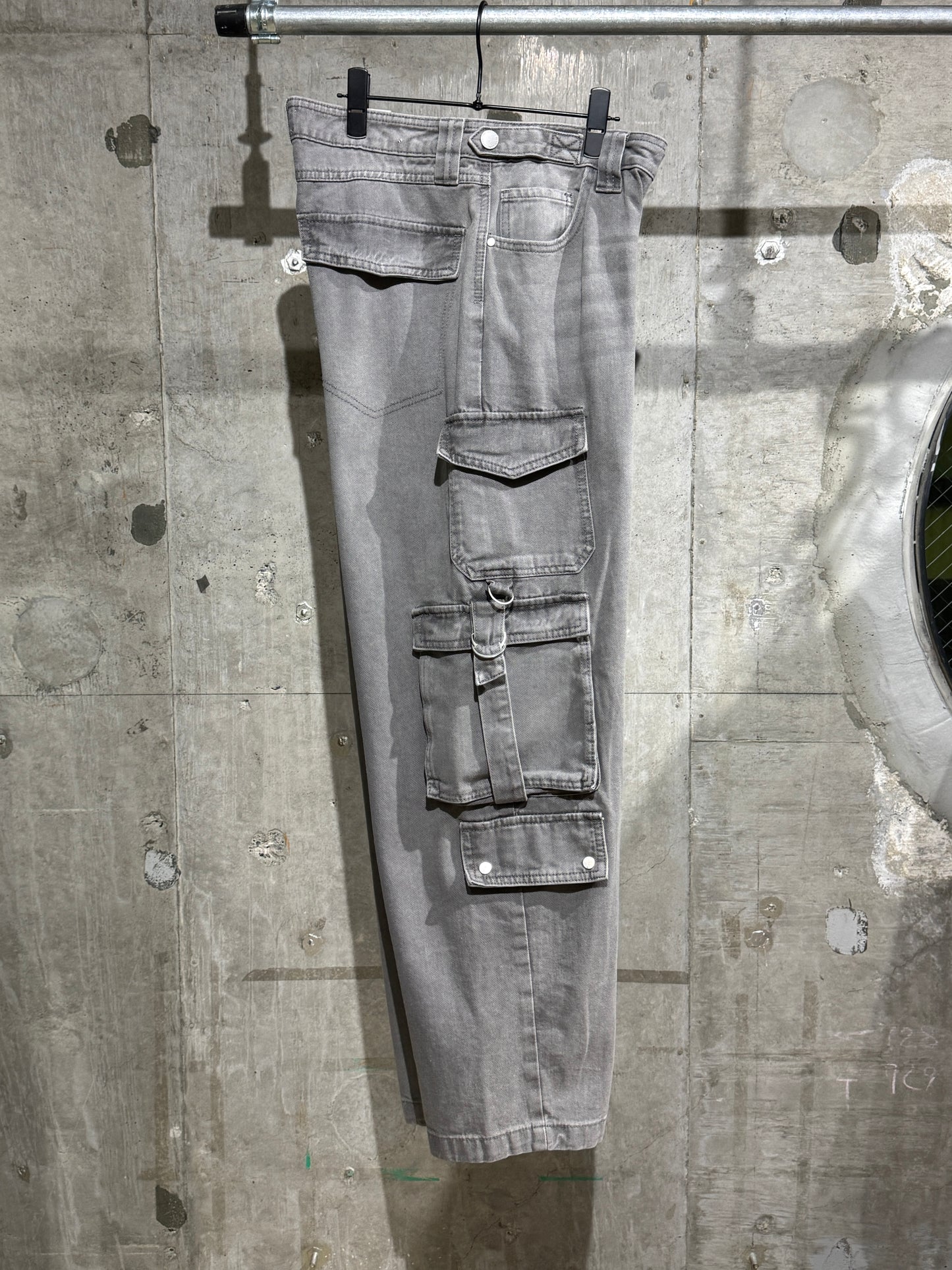 Grey 11 Pocket Cargos