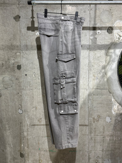 Grey 11 Pocket Cargos