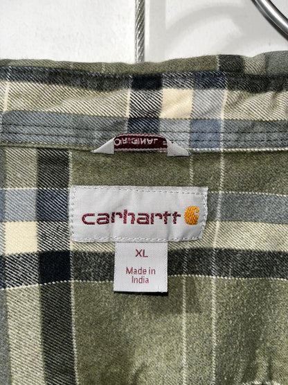 carhartt cotton check shirt