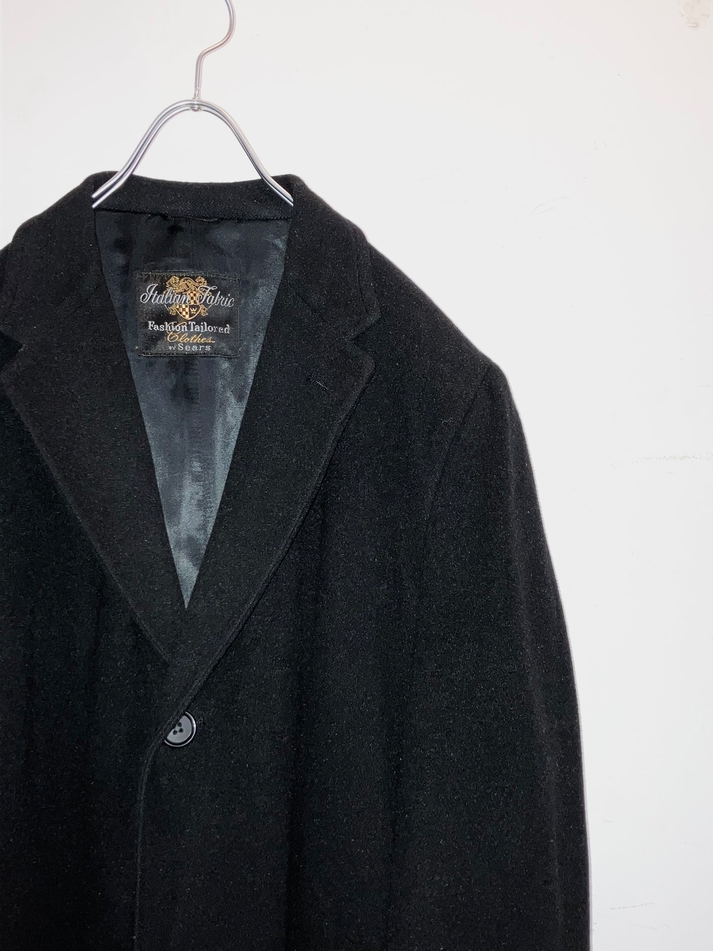 Vintage Wool Chesterfield Coat