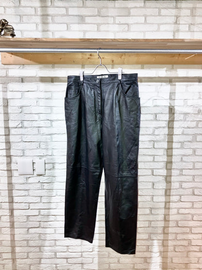 Old 5pocket Leather Pants