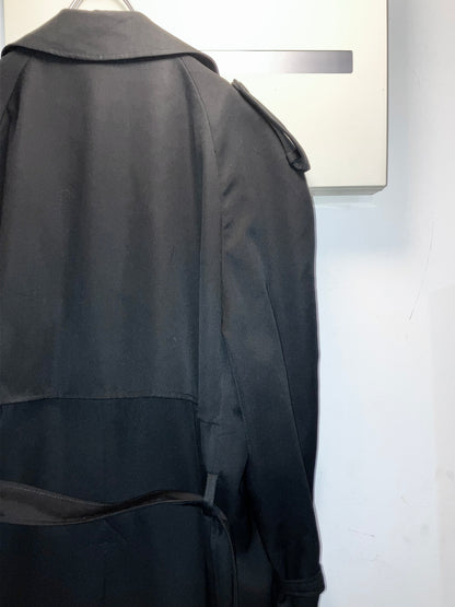 Vintage Wool Gabardine Trench Coat