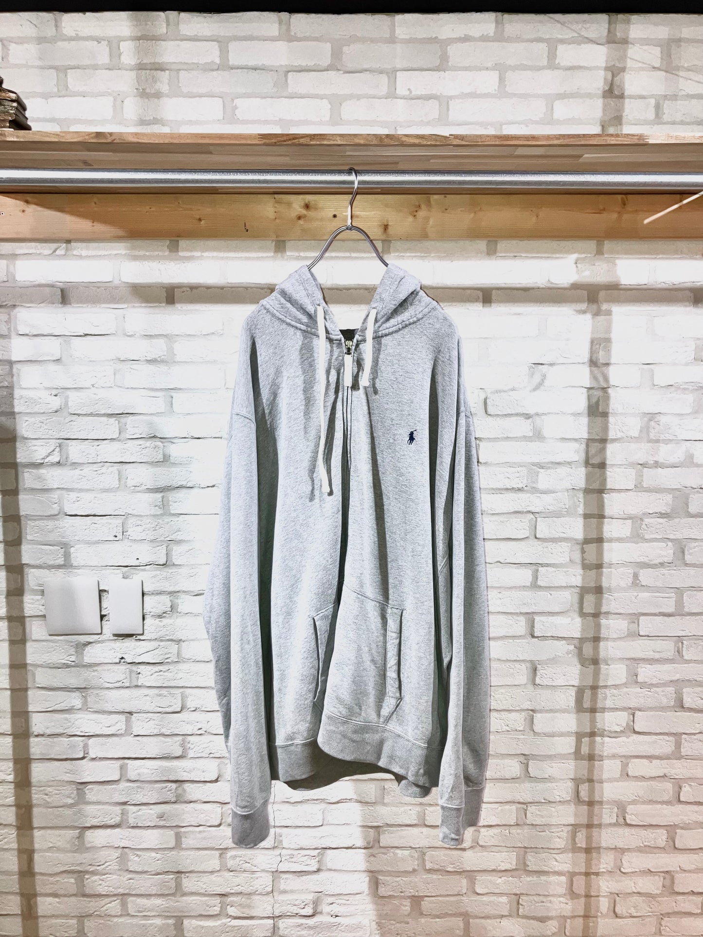 "Polo by Ralph Lauren" Old Oversized RW Type Zip Hoodie