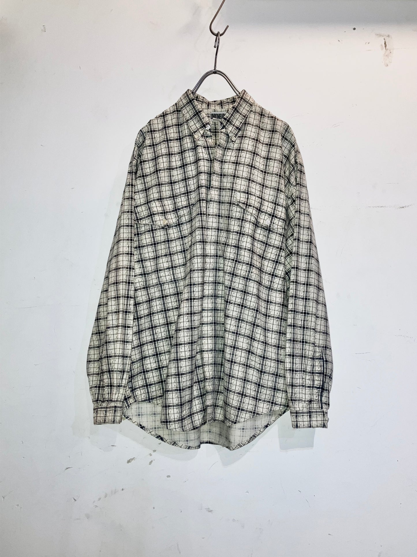 "UNISON BAY" Old Design Printed Check Shirt