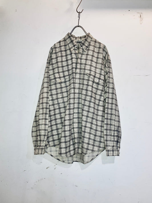 "UNISON BAY" Old Design Printed Check Shirt