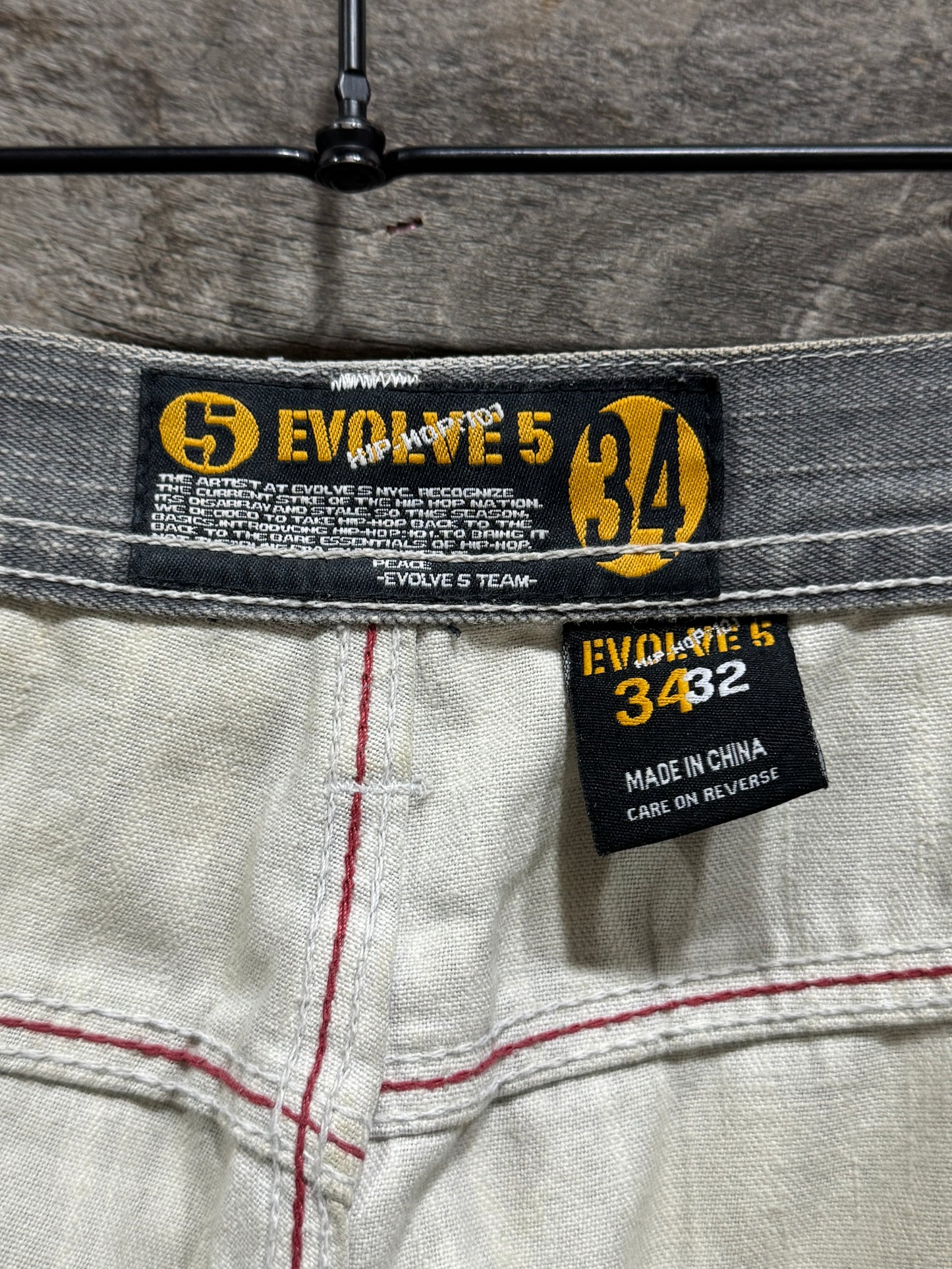 00s Evolve 5 Wide Denim Pants