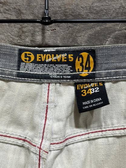 00s Evolve 5 Wide Denim Pants