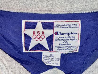 "Champion" Old Super Big Fleece Tops "Snap Tee Style"