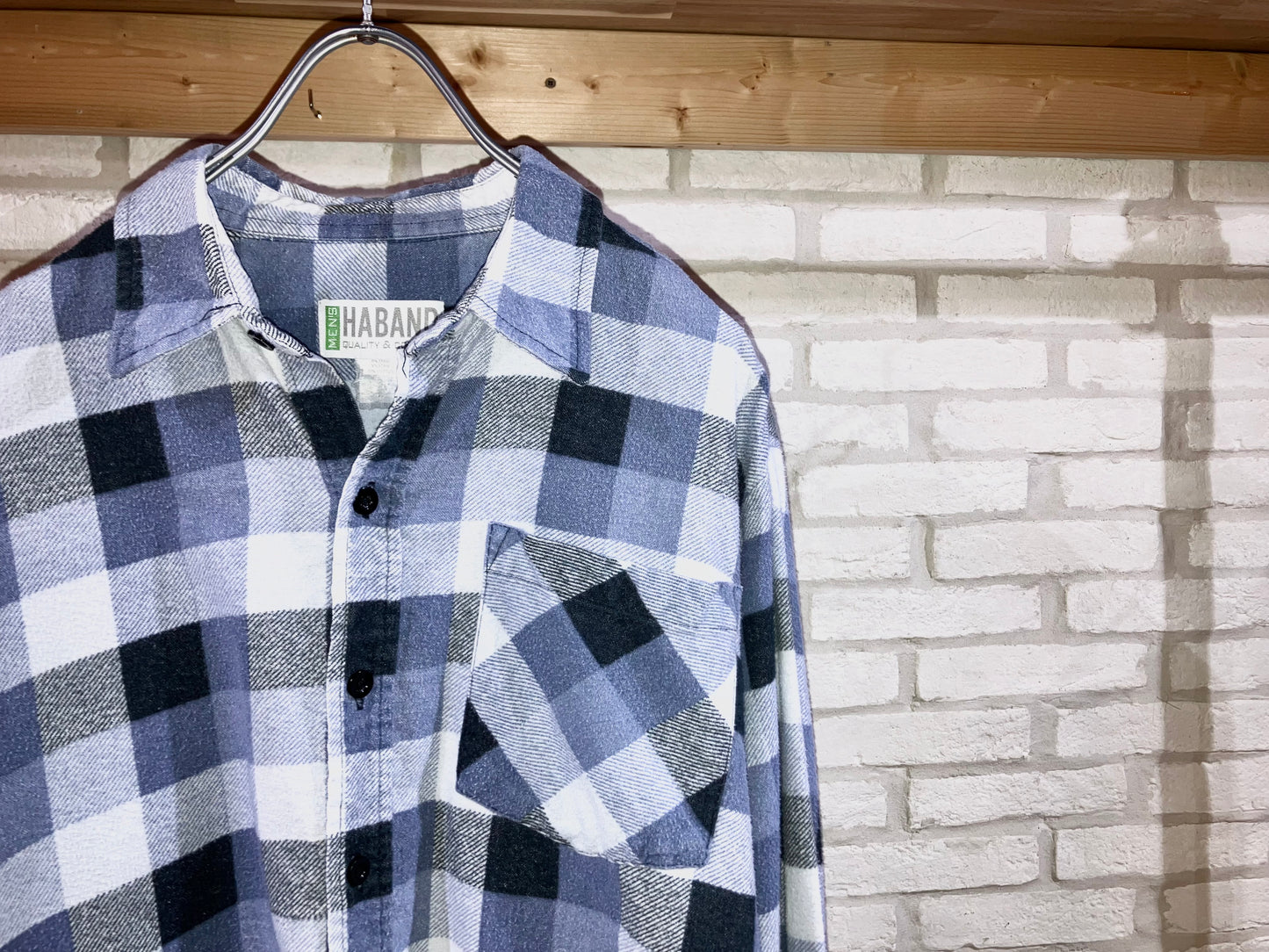 "HABAND" 00s Printed Check Shirt