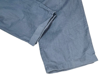Old Linen mix Loose Wide Trousers