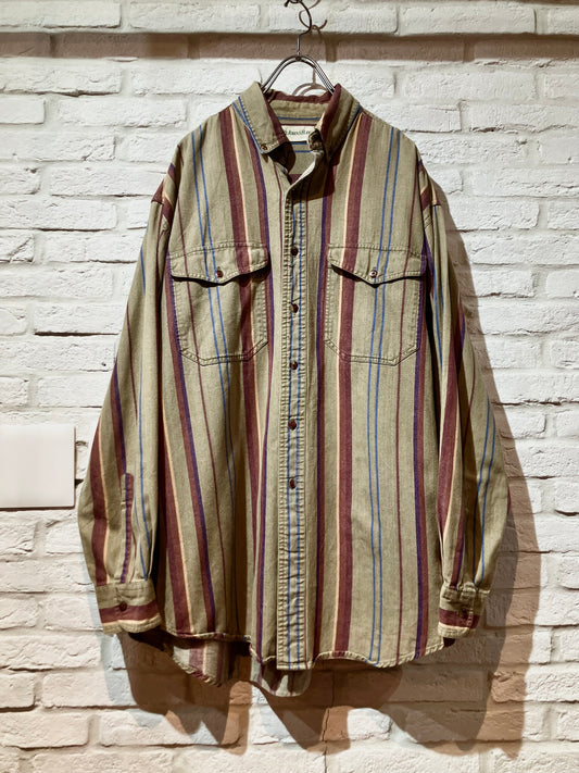 "ST JOHN'S BAY" Old Stripe Shirt