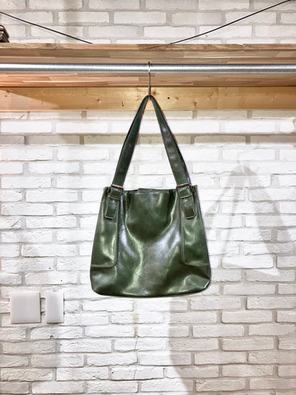 00s Vinyl Leather Design Bag