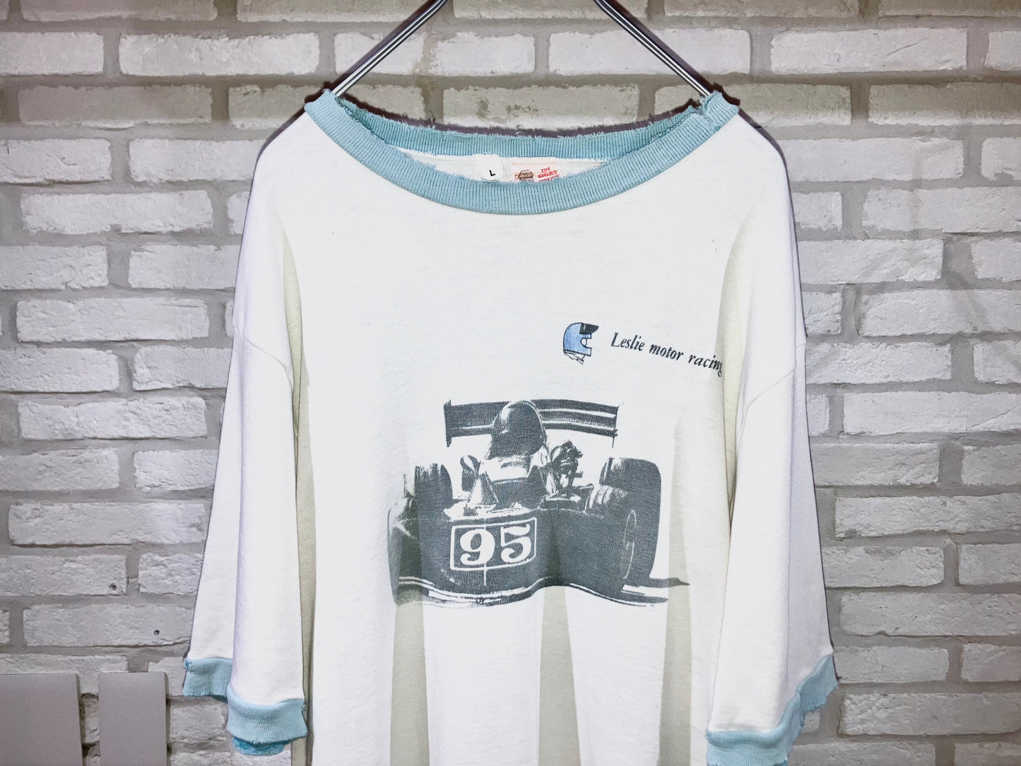 Vintage Printed Ringer Tee