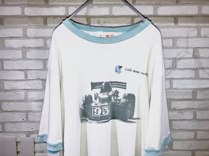 Vintage Printed Ringer Tee