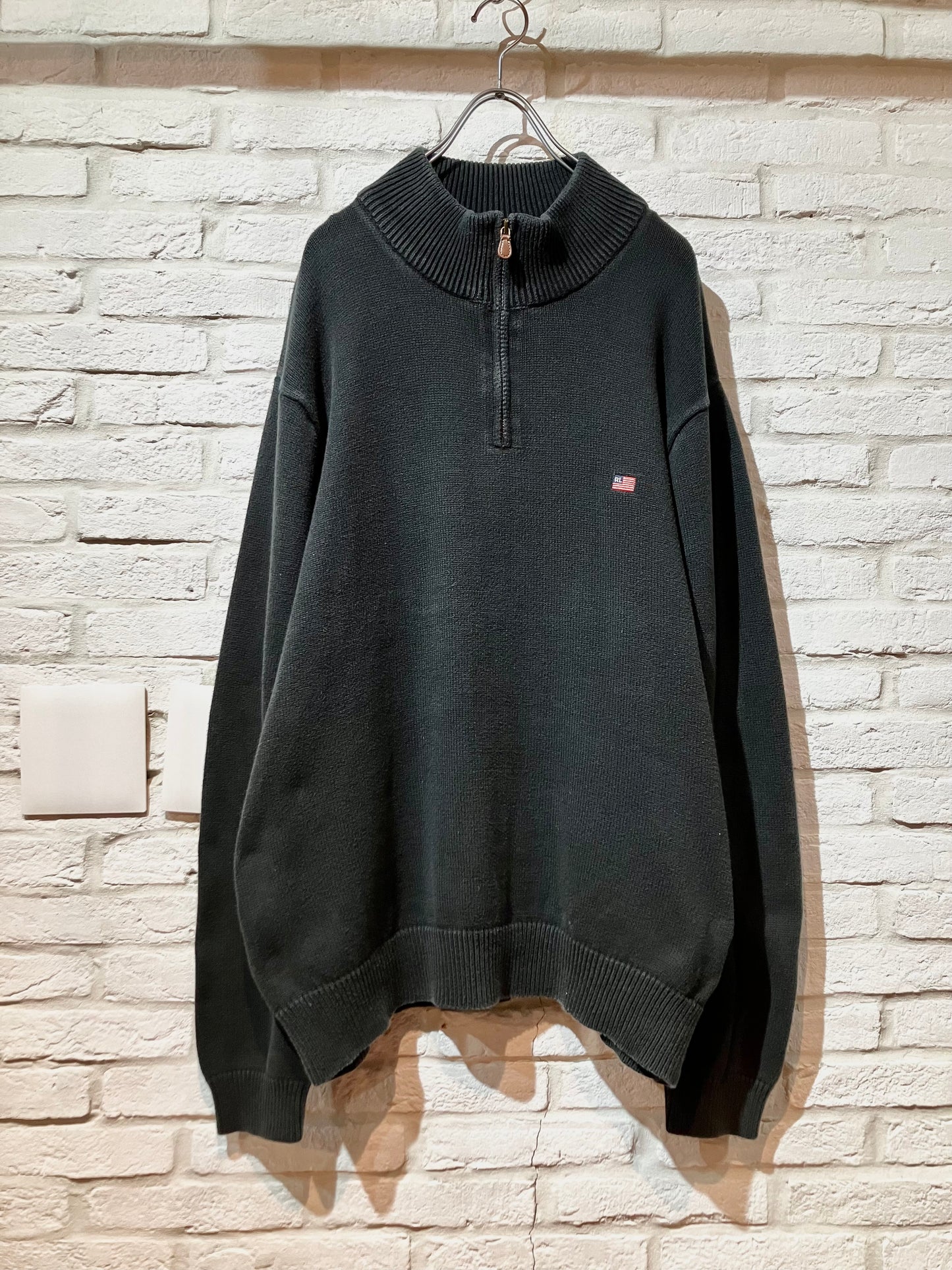 "POLO JEANS" 00s Oversized Half Zip Knit