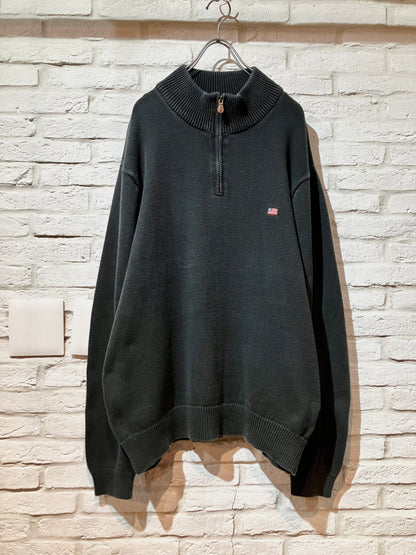 "POLO JEANS" 00s Oversized Half Zip Knit