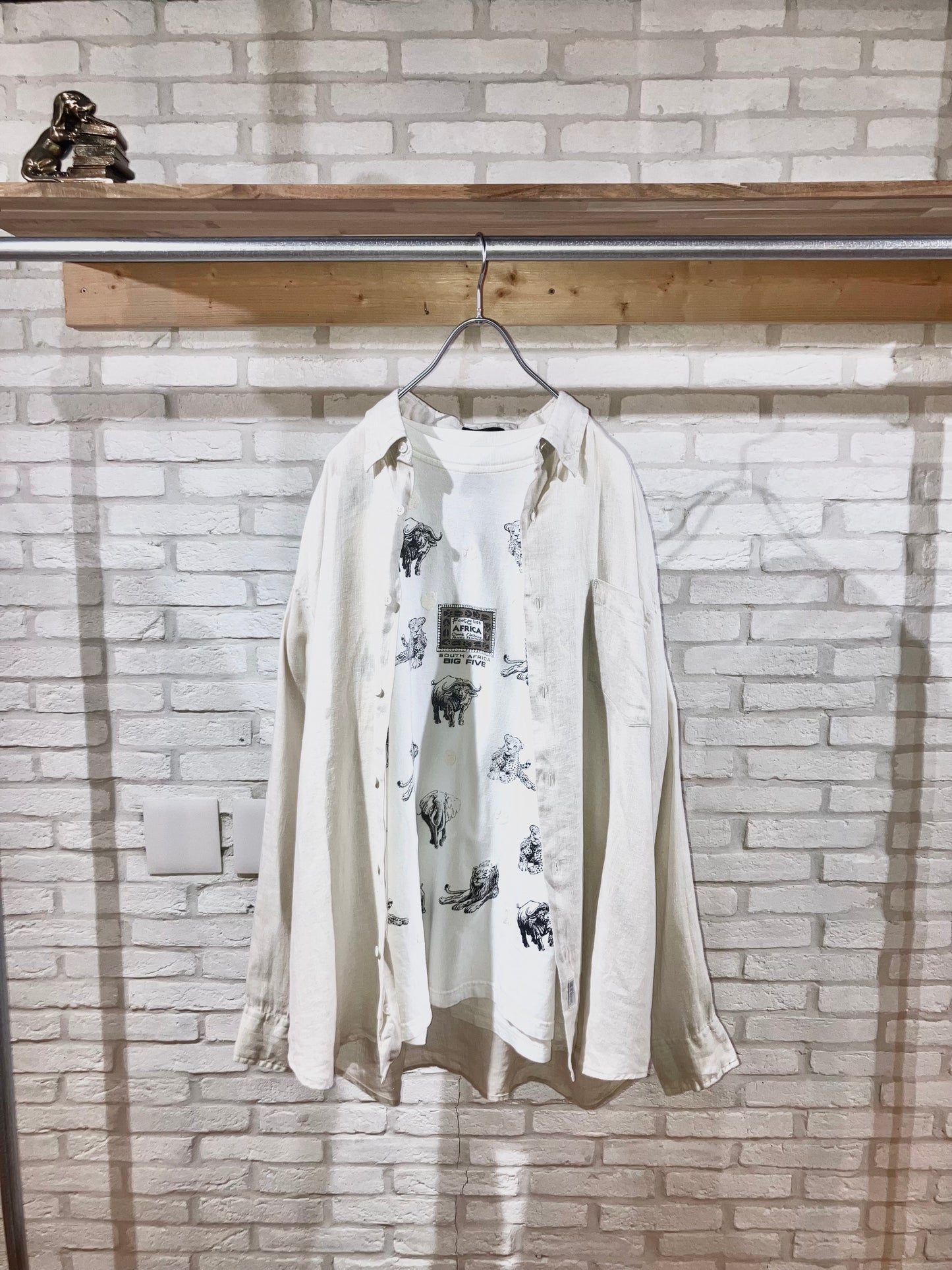 "DKNY" Old Linen Shirt