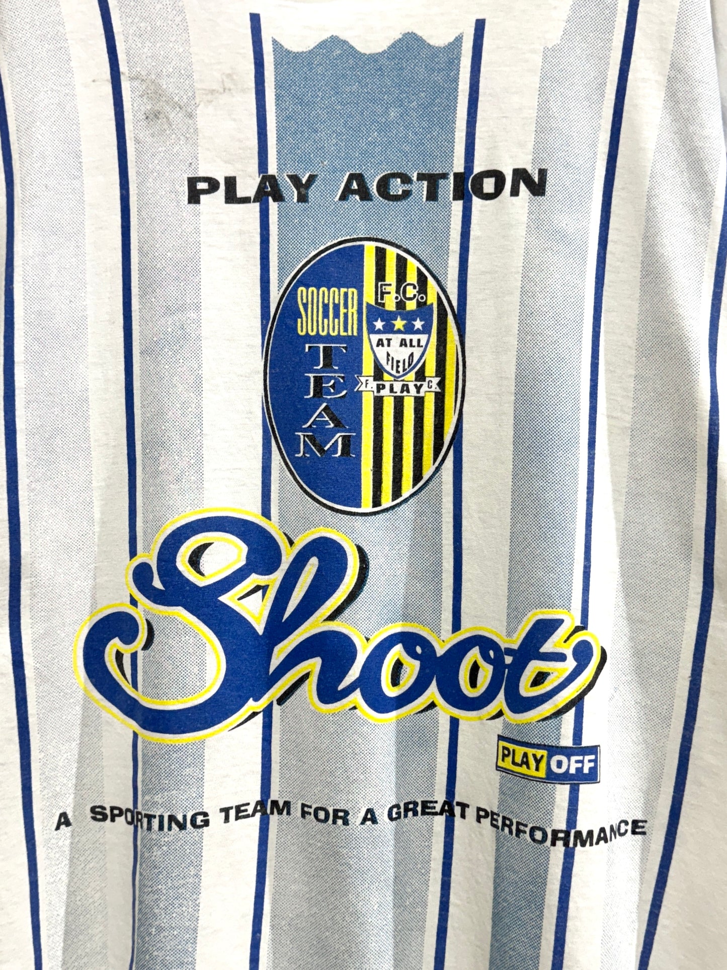 90s Vintage Soccer Team Design Tee