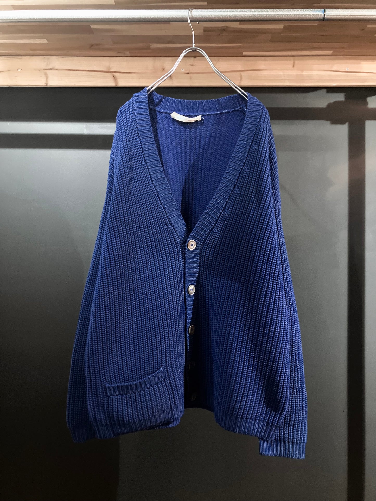 Vintage Design Wool Knit Cardigan