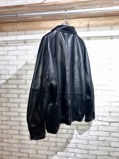 "BILL BLASS" 00s Design Leather JKT