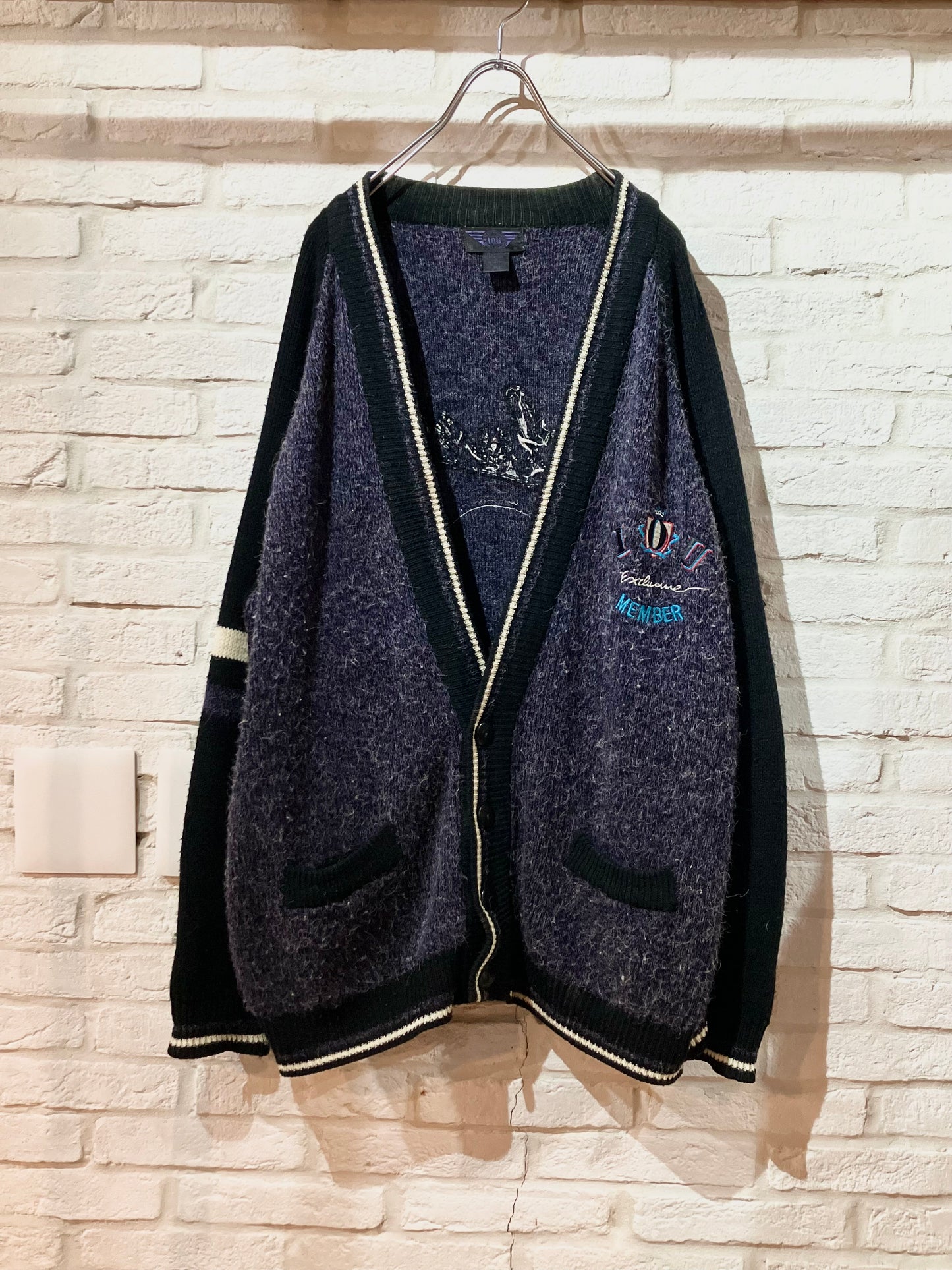 Old Mohair Like Cardigan