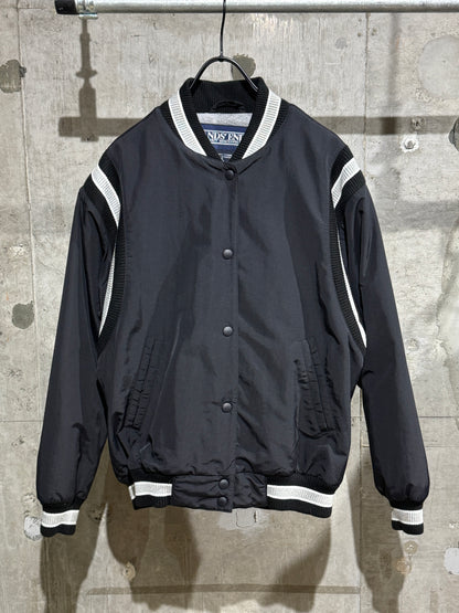 Lands End Rib Line Varsity Jacke