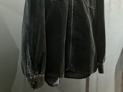 "Pepe jeans" 00s Design Couduroy Zip Shirt