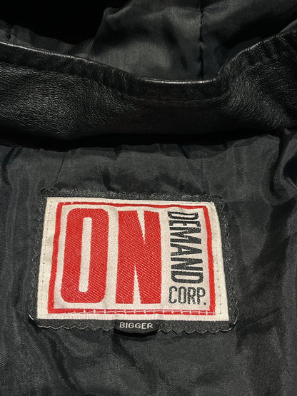 Old leather team jacket