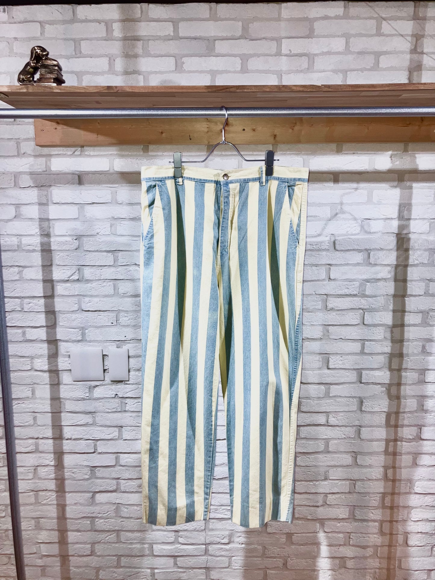 "INTERNATIOAL MALE" Vintage Stripe Pants