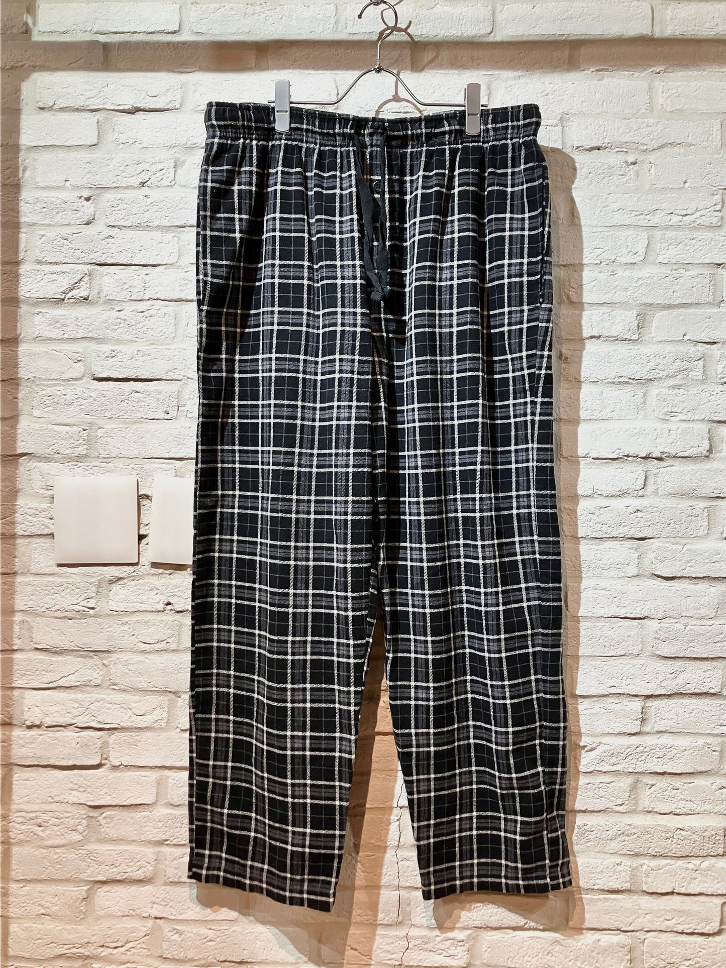 00s Flannel Check EZ Pants