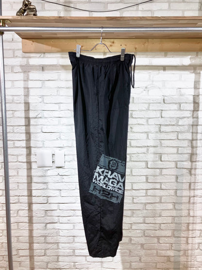 Old Printed Nylon Wide Pants
