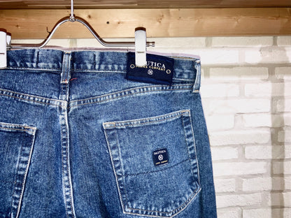 "NAUTICA" Old Wide Denim Pants