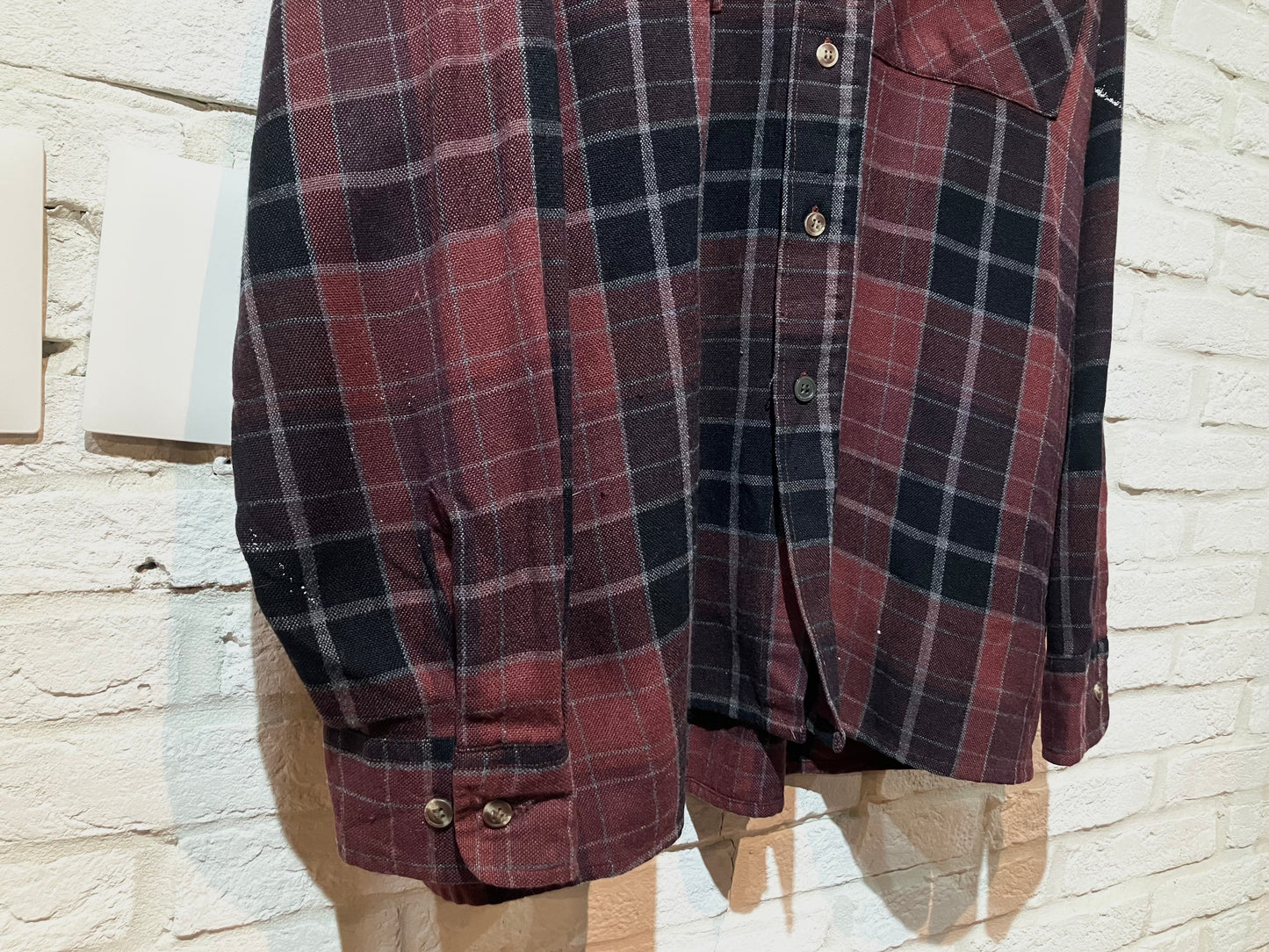 Old Acrylic Check Shirt