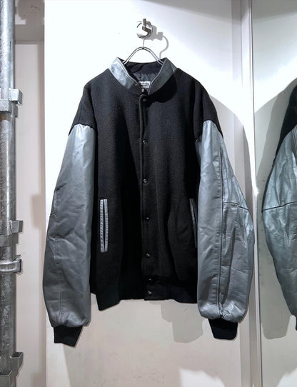 Vintage Melton Leather Anthem Jacket