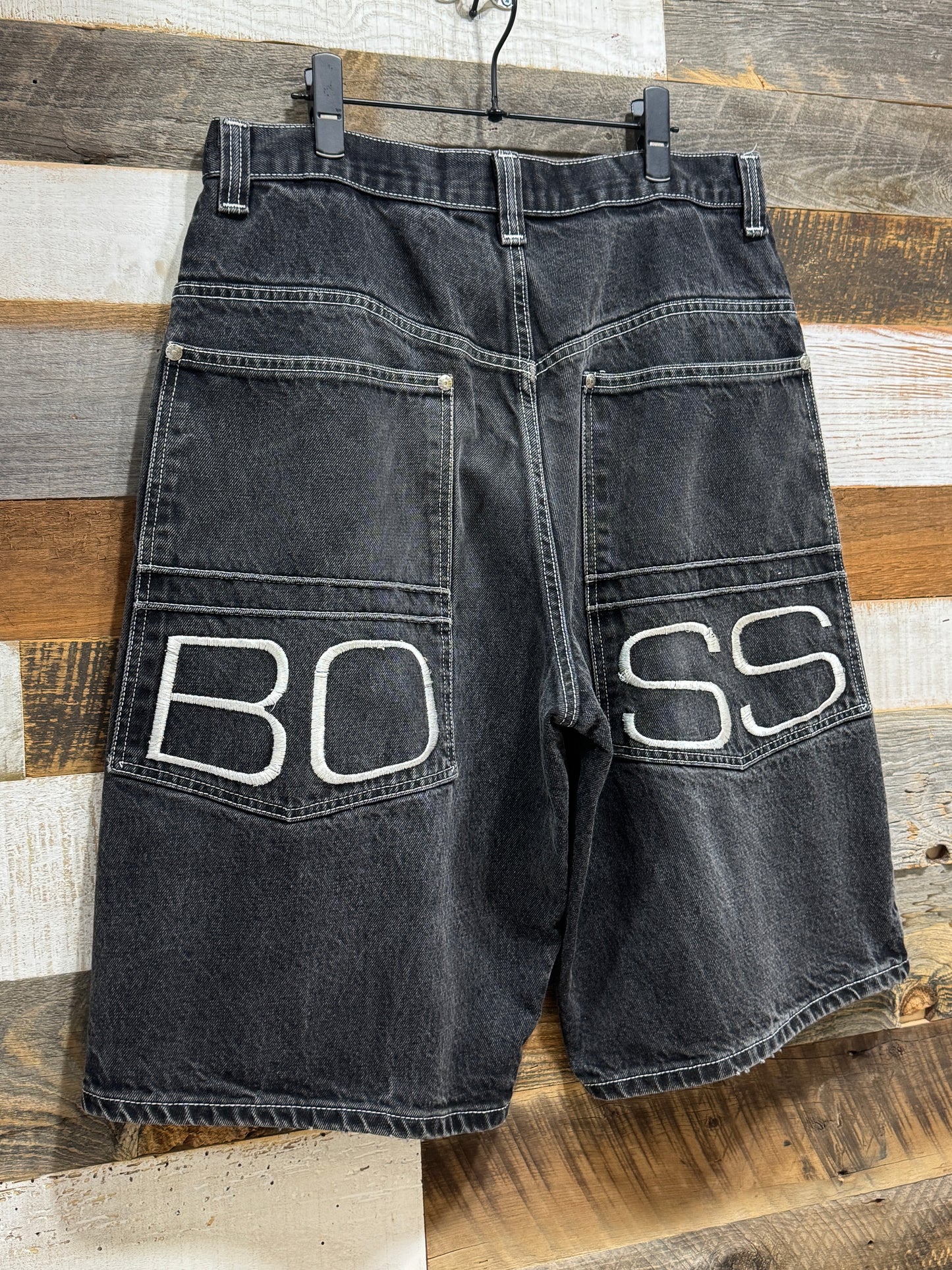 Old Boss Baggy Denim Shorts