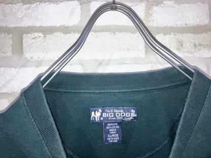 "BIG DOGS" Old Pocket LS Tee