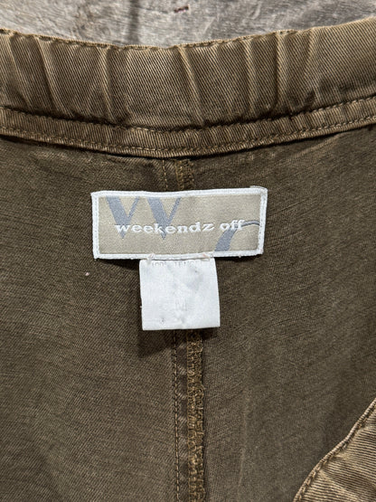 00s Faded Olive Tencel Wide EZ Pants