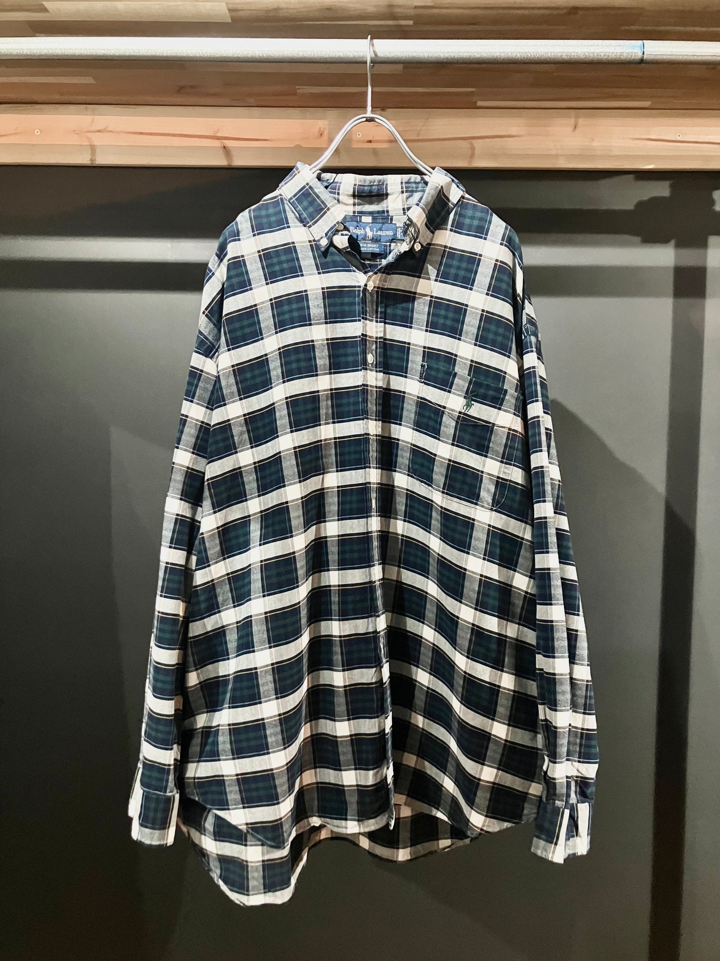"Ralph Lauren" Old Oversized Check Shirt