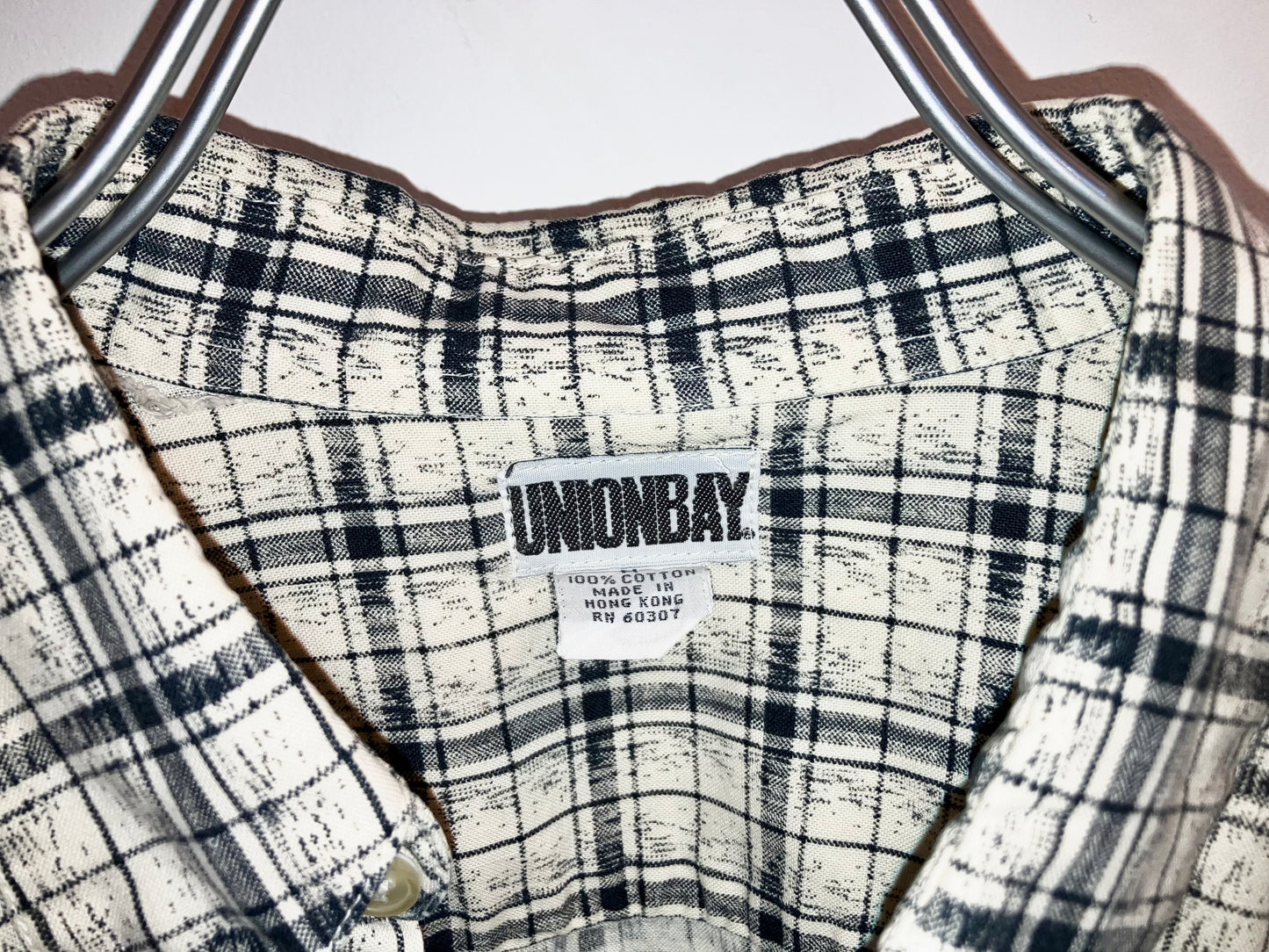 "UNISON BAY" Old Design Printed Check Shirt