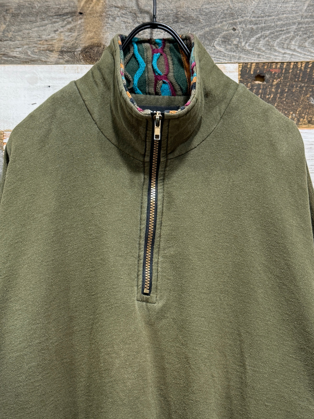 Bachrach 3D Knit Trim Half-Zip Pullover Sweatshirt