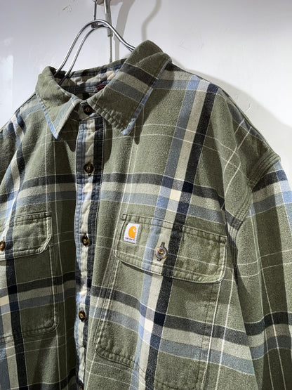 carhartt cotton check shirt