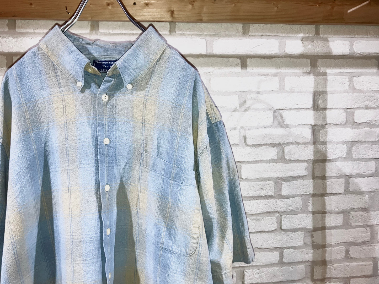 Old Linen&Cotton Check Shirt