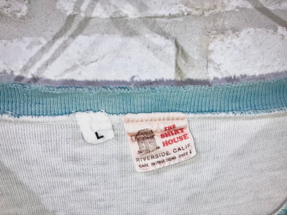 Vintage Printed Ringer Tee
