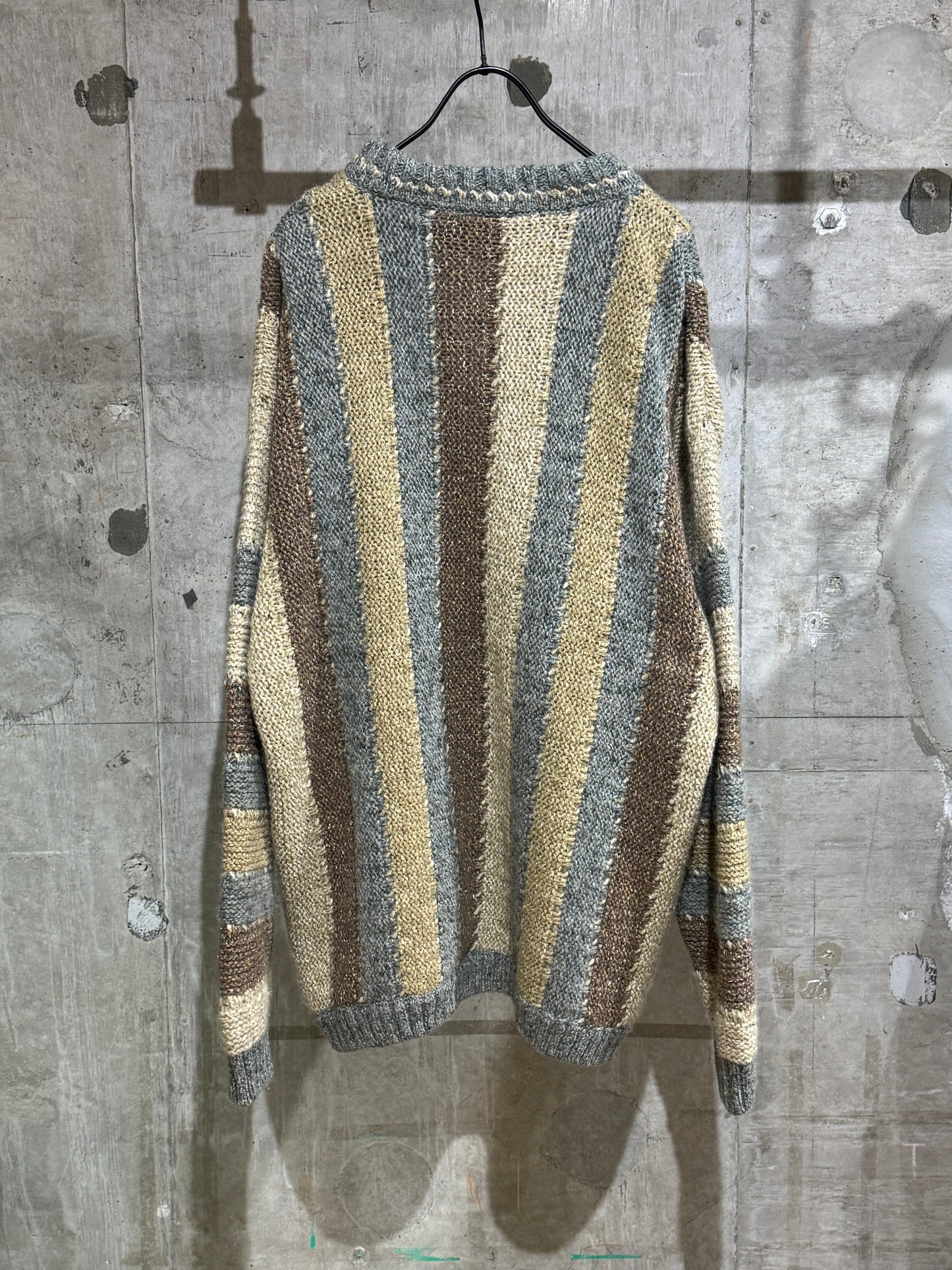 Old England made Wool Striped Sweater