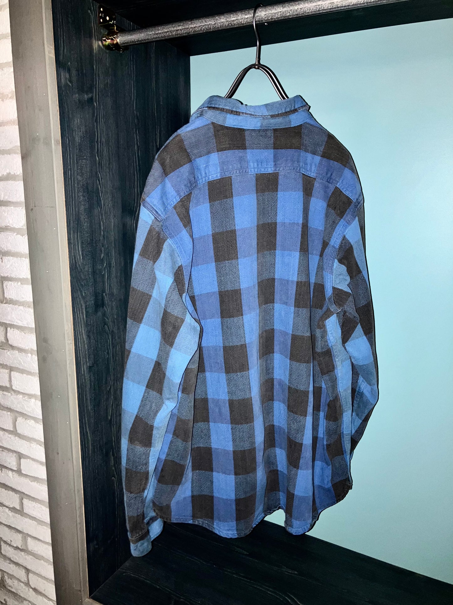 Old Heavy Flannel Check Shirt