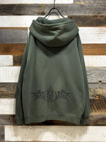 00s Top Heavy Tribal Dragon Hoodie