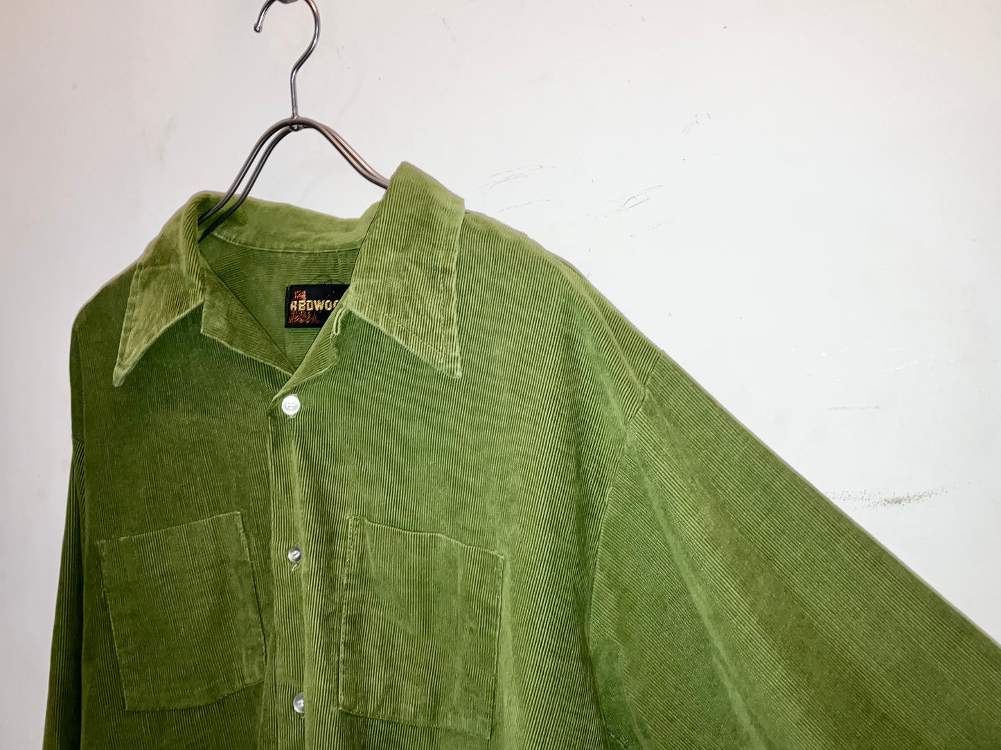 Vintage Oversized Couduroy Shirt "Rare Color!!!"