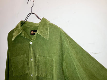Vintage Oversized Couduroy Shirt "Rare Color!!!"