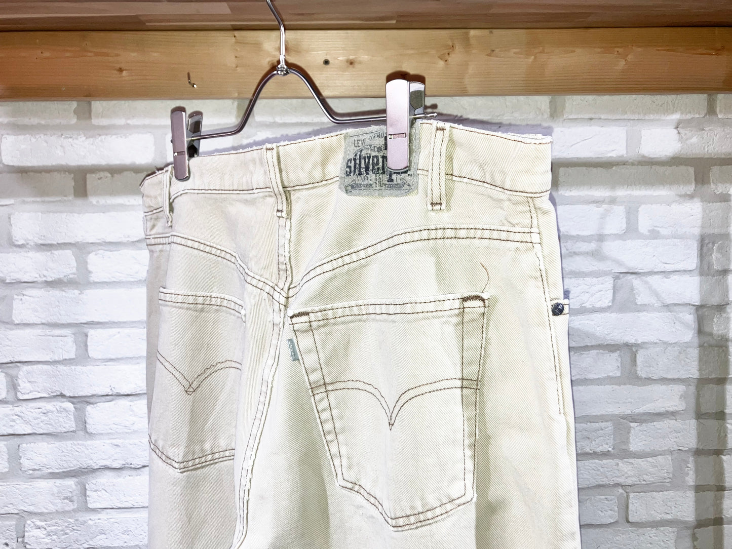 "Levi's SILVER TAB" Old Wide Color Denim Pants