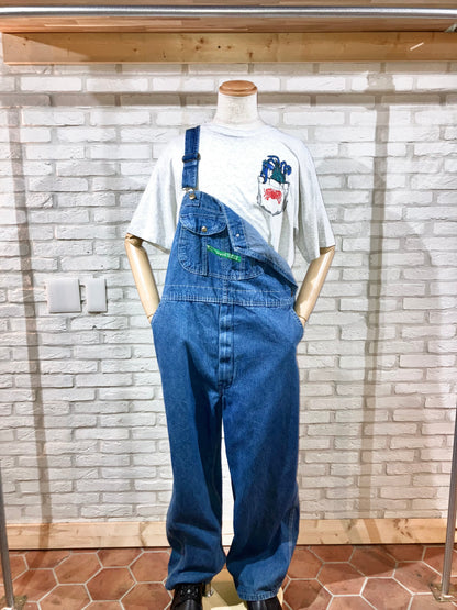"KEY" Old Denim Overalls